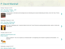 Tablet Screenshot of pdavidmarshall.com